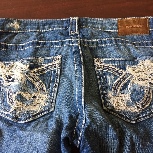 Jean Crop Big Star Liv Taille 27 - Coupé Capri - Occasion Très Bon état